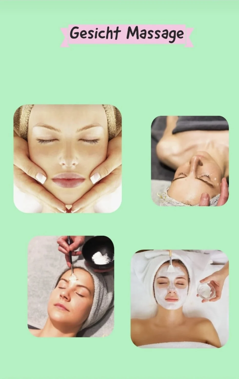 Gesichtsmassage